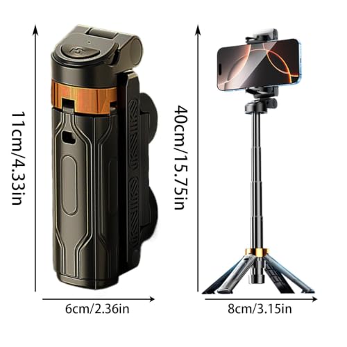 Trípode para teléfono portátil de fotografía con control a distancia 5