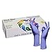 Infi-Touch, Nitrile Gloves, Powder Free, Hypoallergenic, 12" Length, Disposable, 6 mil Thickness, Steel Blue, (50 Gloves Count) (Medium)