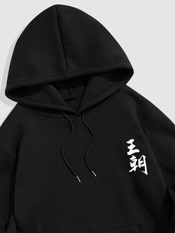 ZAFUL Men's Drawstring Hooded Sweatshirt Unisex Long Sleeve Hoodies Sweatshirts Casual Pullover - Image 3