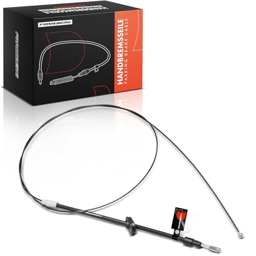 Image of Frankberg Handbrake Cable Front Axle Compatible with C.r.a.f.t.e.r 30-35 Bus 2E 30-50 Box 2E C.r.a.f.t.e.r 30-50 Platform/Chassis 2F Replace# 2E0609701M