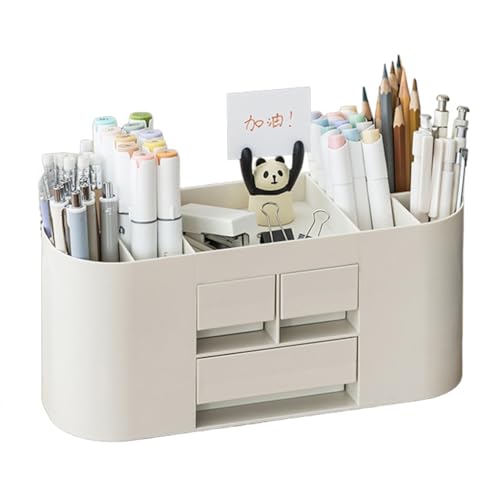 Organisateur de cosmétiques et porte-stylos à compartiments modulables
