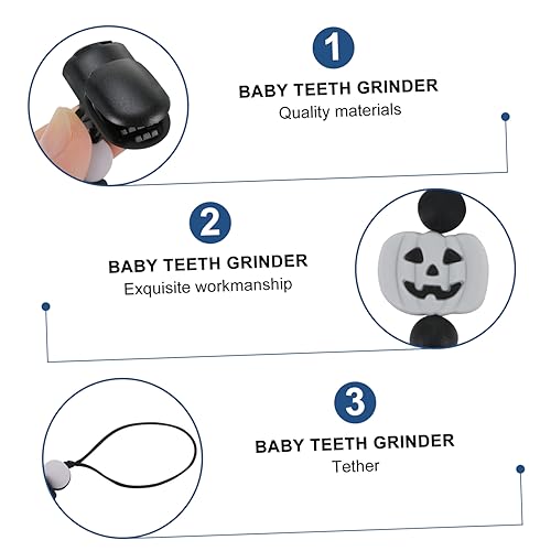 Amosfun 2 Pçs Corrente De Chupeta Bebê Chupeta Trela Contas De Dentição Do Bebê Clipe De Chupeta Inf