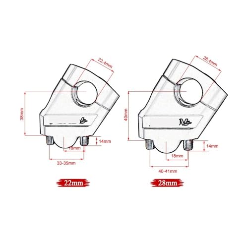 Elevador de manillar de aluminio para eliminar el dolor de espalda en moto X-ADV 5