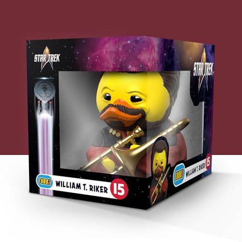 TUBBZ Boxed Edition William T. Riker Collectible Vinyl Rubber Duck Figure - Official Star Trek Merchandise - TV, Movies & Video Games - Image 3