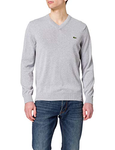 Lacoste Herren AH1951 Pullover, Argent Chine, XL