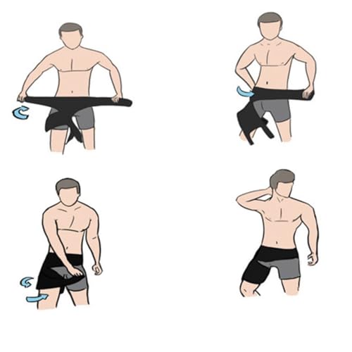 Faja compresiva ajustable para cadera y muslo Toyvian miniatura 5