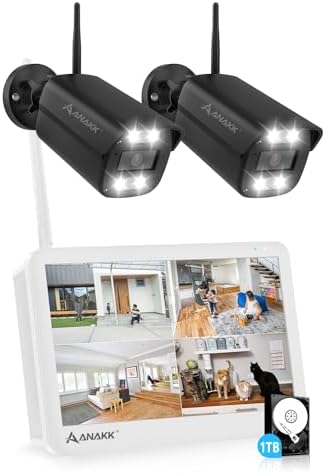 Amazon.co.jp: 【500万画素】防犯カメラ 屋外 ワイヤレス Anakk 防犯 