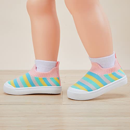Image of BMCiTYBM Baby Sneakers Girls Boys Lightweight Breathable Mesh First Walkers Shoes 6-24 Months