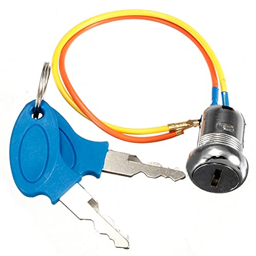 Buy 2 Wire Key Ignition Switch Locking Keys Lock For Electric Scooter