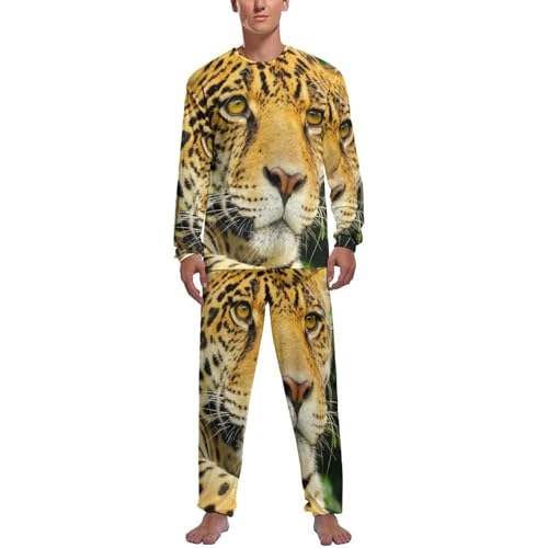 Pyjama homme léopard jaune : finissez-en avec les nuits froides grâce au haut manche longue