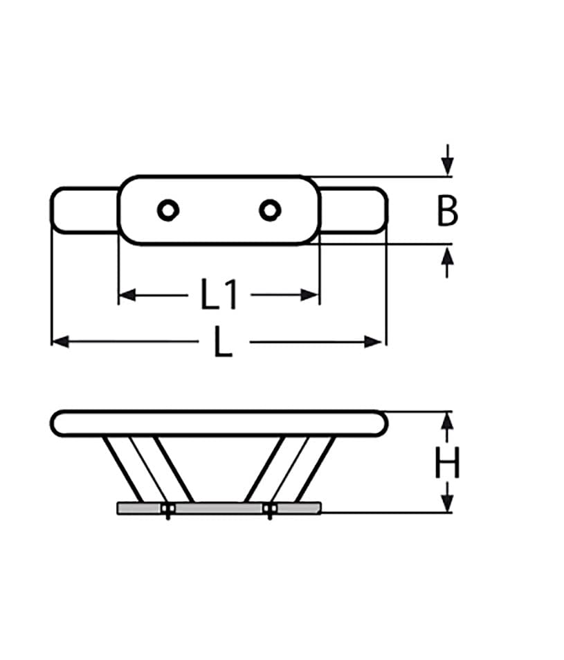 Klampe, 250mm