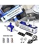 Boost Controller Manual Adjustable Turbo Boost Controller Kit, In-Cabin, Racing Universal, Car Accessories, 1-30 Psi Manual Boost Controller(Azul) #4