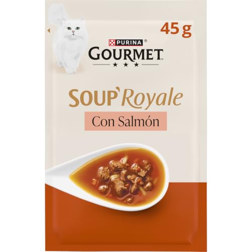 PURINA® Gourmet® Soup Royale con Salmón 30 Sobres x 45gr