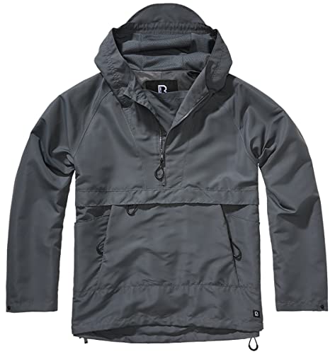 Brandit Stephen Windbreaker (leichtes Mesh-Innenfutter) anthrazit Gr. XXL