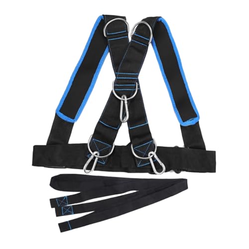 ABOOFAN Arnés de Entrenamiento para Trineo con Banda de Resistencia Correa Acolchada para Hombro Equipo Resistente y Duradero para Fitness y Musculación Casa