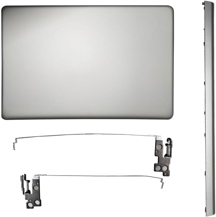 Laptop LCD Top Back Cover Case Silver Compatible for HP 240 G8 245 G8 246 G8 14-CF0013DX 14-DK0002DX 14-DK0028WM Shaft Hinges & Hinges Cover