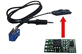 Der Adapter ermöglicht ein externes Audio Gerät zu betreiben. Somit können Sie den Ton aus einem MP3 Player, Smartphone (iPhone, iPad, iPod etc.), DVD-Player, portablen CD Player oder einer beliebigen Ton-Quelle an das Autoradio wiedergeben. Perfekt auch für einen einen Laptop. Einfacher Anschluss. Plug & Play.
