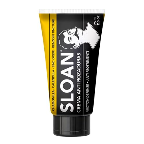 SLOAN Crema Anti Rozaduras 75 mL – Barrera Protectora con Óxido de Zinc, Caléndula y Manzanilla – Terapia Avanzada contra Fricción e Irritación – Ideal Deporte y Piel Sensible