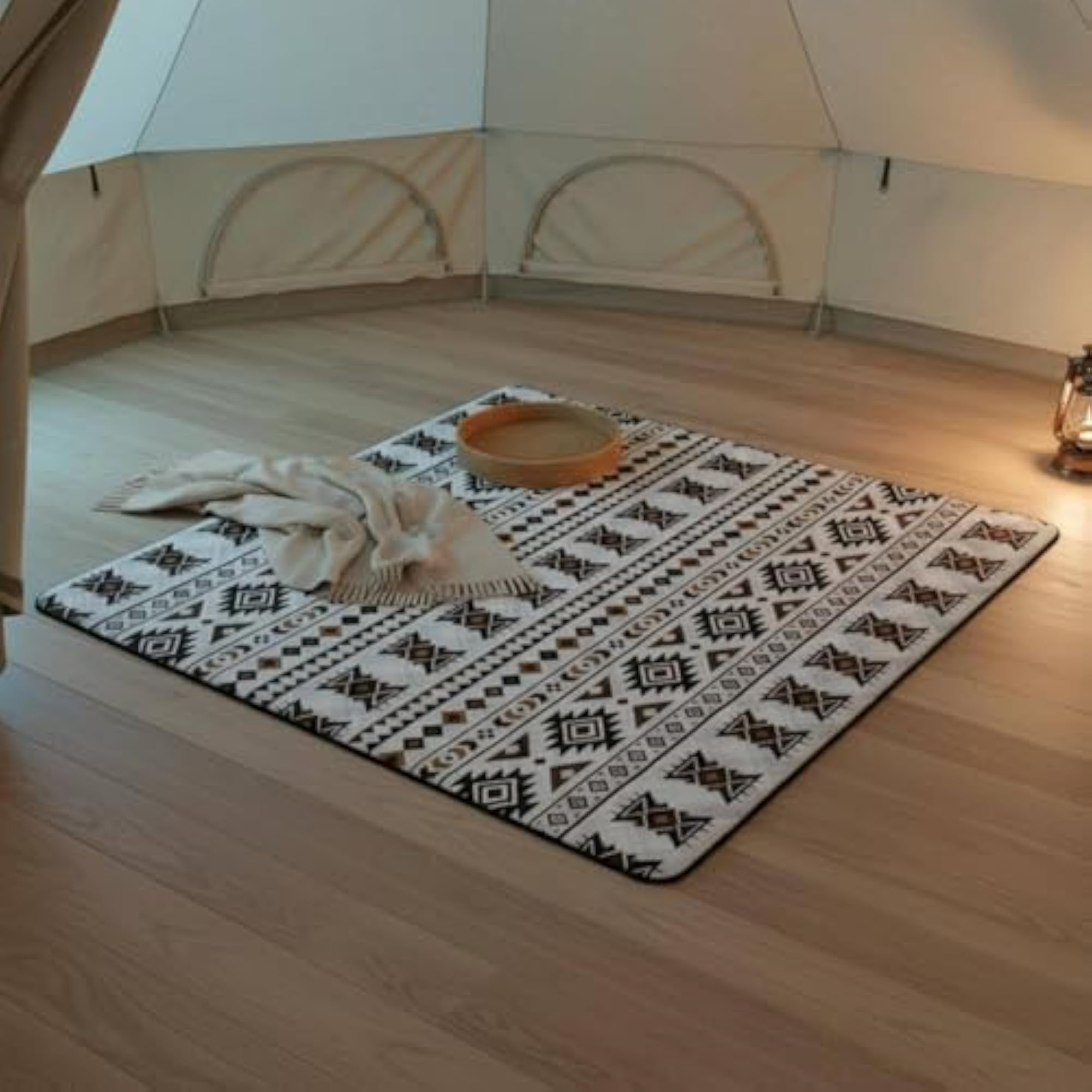 Seamless-Bonded Tent Mat Thickened Machine Washable Tent Pad