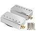 Wilkinson Vintage Tone Alnico 5 Humbucker Pickups Set for Les Paul Style Electric Guitar, Chrome