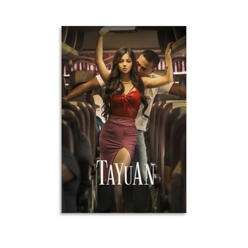 HUAMINGUKYYDS Tayuan - Póster de película completa, estética de habitación, pintura al óleo en lienzo, álbum o película para colgar