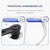 DOITOOL 12.20 Inch Square Glass Lid for Electric Hot Pot with Vent Hole and Handle Design Practical Cookware Replacement Lid for Kitchen Pots and Safe Cooking Cover #1