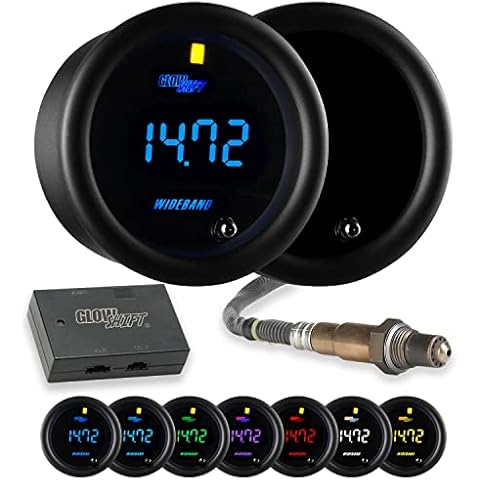 GlowShift Tinted 7 Color AFR Gauge Kit Cover