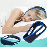 2025 Aktualisierung Anti Schnarchen Kinnriemen Schnarchstopper Schnarchlösung, Professionell Wirksam Hilft Gegen Schnarchen Schnarchgerät Zur Schnarchreduzierung Schnarchlinderun (2pcs blau) 