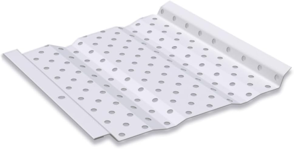 EZ Smooth Flow Gutter Guard Sample (White 5 Inch Sample)