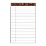 TOPS The Legal Pad Writing Pads, 5' x 8', Jr. Legal Rule, 50 Sheets, 12 Pack (7500)