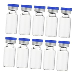 VALICLUD 100 Stück Glasflaschen mit Deckel