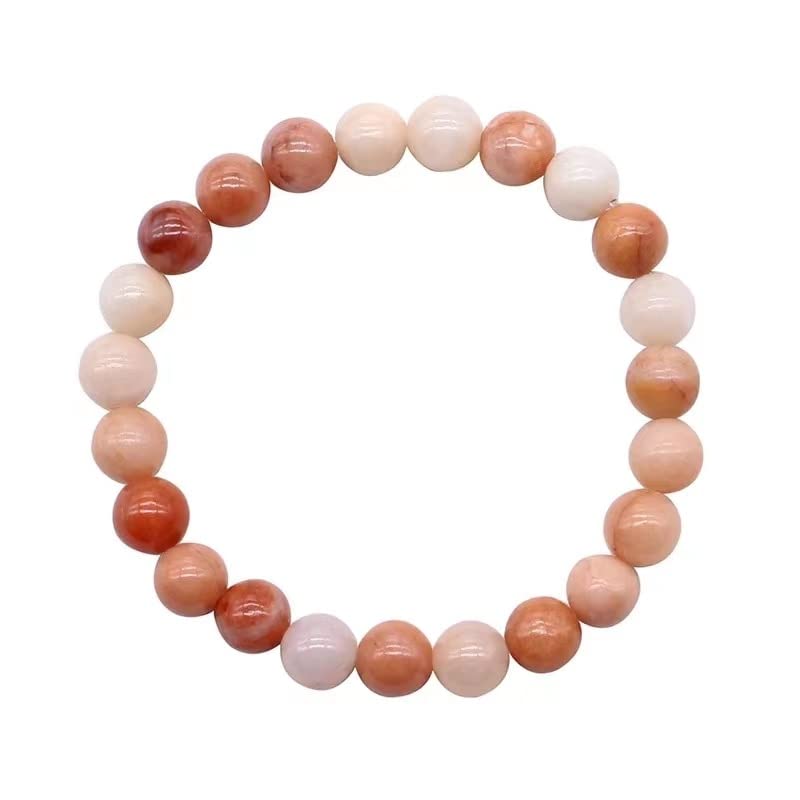 Perline di pietra naturale 2/3/4mm Agata Rosa al quarzo di cristallo Garnet Garnet Rhodonite Amethyst Perline for gioielli Making Bracciale Bracciale ( Color : Indian Agate , Item Diameter : 4mm