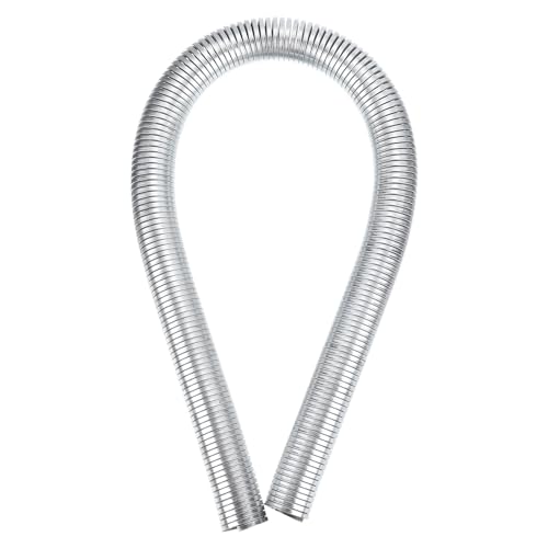 sourcing map Spring Tube Bender ID 17mm/0.67 Steel Spring Pipe Bending Tubes 500mm/19.69 Long for 1/2 PVC Pipe(OD 16mm) in Home Renovations,Electrician Wiring Bending Pipe(Outside-Pipe use)