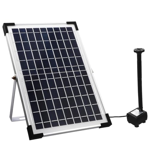 CIYODO Lar Powered Fountain Pump 10w Easy Installation for Garden Pond Outdoor Water Feature