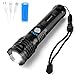 Torcia LED Potente Professionale 7000LM morpilot, Ricaricabile USB Torcia Tattica Militare Alta Potenza, IPX4 Impermeabile 5 Modalità Zoomabile, per Campeggio Escursionismo ed Emergenze