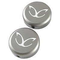 Algopix Similar Product 17 - Pair of Anodized Locking End Caps for