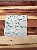 16 Inch Long Aromatic Cedar Wood Boards. Rustic Wood for Crafts… #2