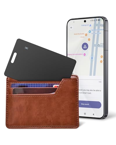 RUIZHI Air Tag Karte, Tracker Smart Tag kompatibel mit Google Mein Gerät Finden APP (Android nur), IP68, Wireless Charger, für Geldbörse, Gepäck, Taschen, Key, Koffer