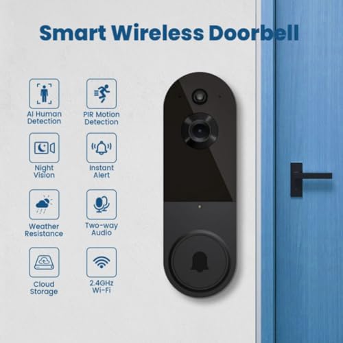 Interphone vidéo WiFi avec sonnette ring connectée pour sécuriser votre porte - 3