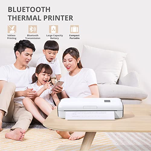 Image of Portable Printers Wireless for Travel, Thermal Tattoo Stencil Printer for Office,Letter Bluetooth Compact Printer for 8.5 inchx11 inch Size