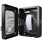Ufixed Boîtier Super Charge Tesla Armoire Wallbox Borne de Recharge Tesla Protection Contre Les Intempéries, Anticorrosion, Visible, Durable, Noir