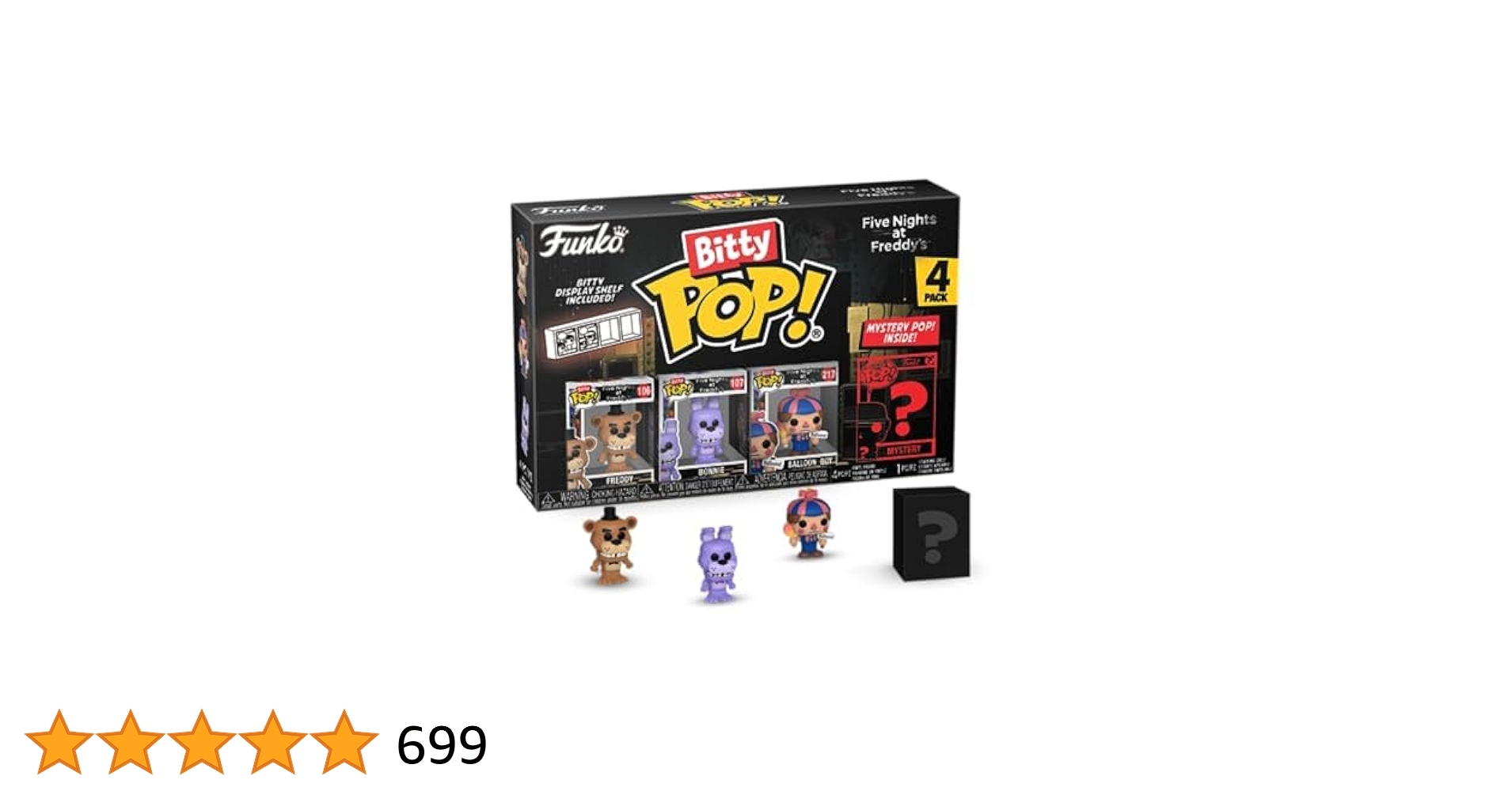 Funko Bitty POP! ファイブ・ナイツ・アット・フレディーズ Amazon.com: Funko Bitty POP! Five Nights at Freddy's (FNAF