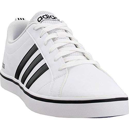 adidas mens Pace Vs Sneaker, White/Black/Blue, 10.5 US