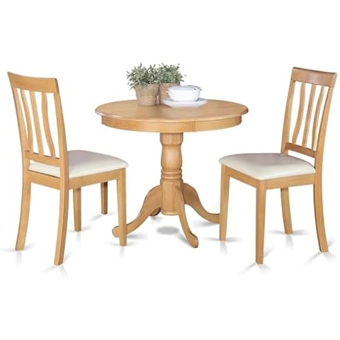East West Furniture Antique 3 Piece Kitchen Set Cover