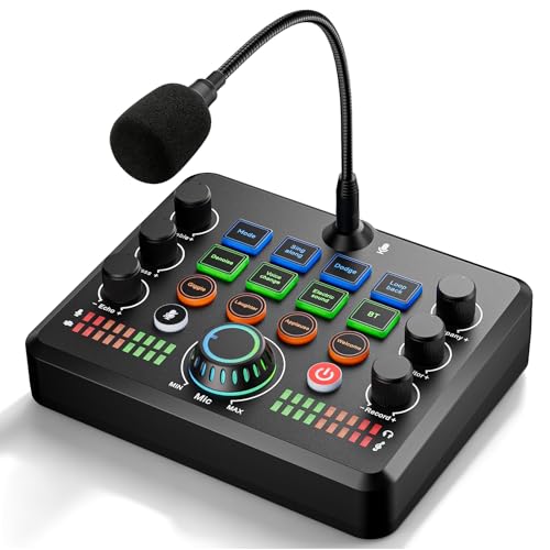 Facmogu F682 Live Sound Card Audio Mixer