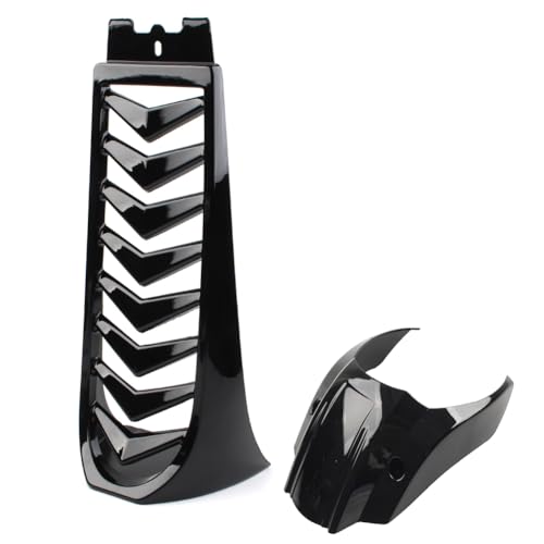 Cninba13 Glossy Black Front Chin Spoiler & Air Dam Fairing Cover with Mounting Hardware for Harley for Softail Breakout 18-23