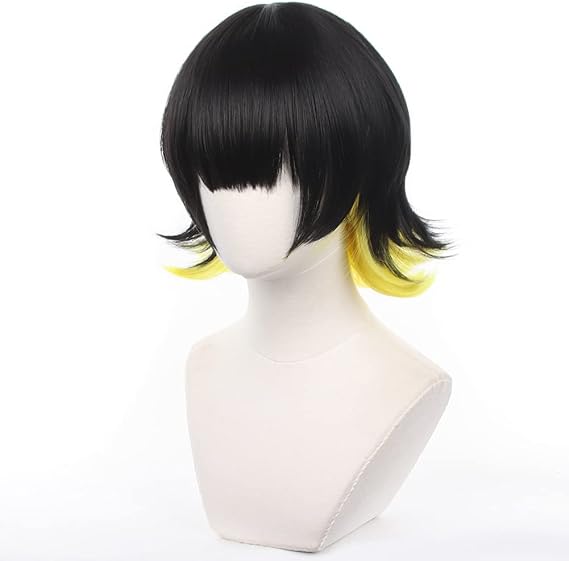 HIROAKIYA Meguru Bachira Cosplay Wig | Length approx.33cm, With Wig Cap