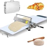 Kindevieft Laminadora de Masa Manual, laminadora de Masa Plegable para Croissants, Pasteles daneses, máquinas para panadería, hojaldre, laminadora de Masa de Pizza TypeB