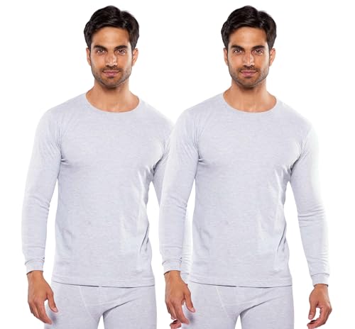 La mejor comparación de Térmicos para Hombre Top 10. 41 Alfani Paquete de 2 Playeras termicas Manga Larga para Hombre 100% algodón Gris M