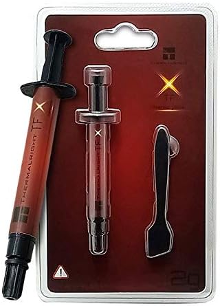 Thermalright TFX 2g Thermal Paste Heat Sink Compound 14.3W/m.k-2 Grams, High performance thermal paste for Processor/CPU/GPU/IC/All Coolers, With a spatula tool(TFX 2g)